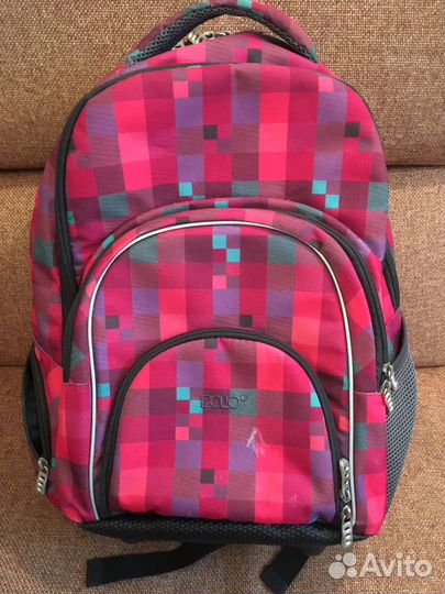 Рюкзак Polo ортопедический с дождевиком