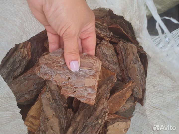 Кора сосны мульча