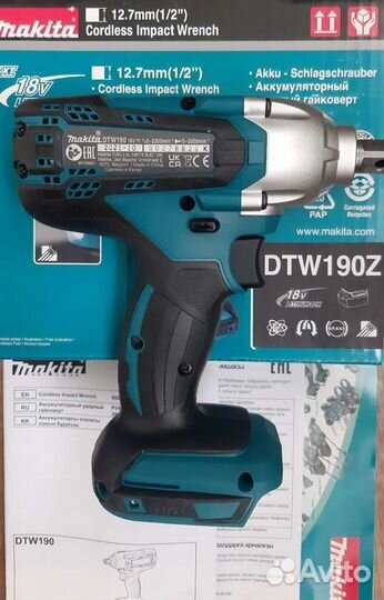 Аккумуляторный гайковерт Makita dtw190Z Оригинал