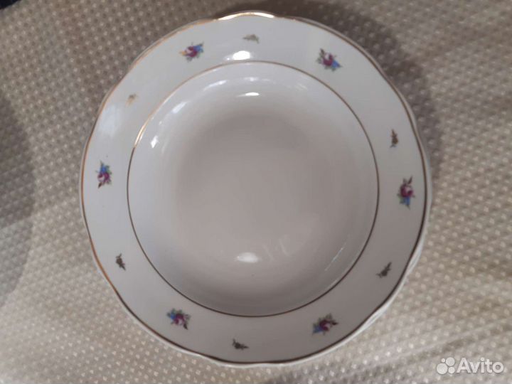 Тарелка Дулево 23см 3шт