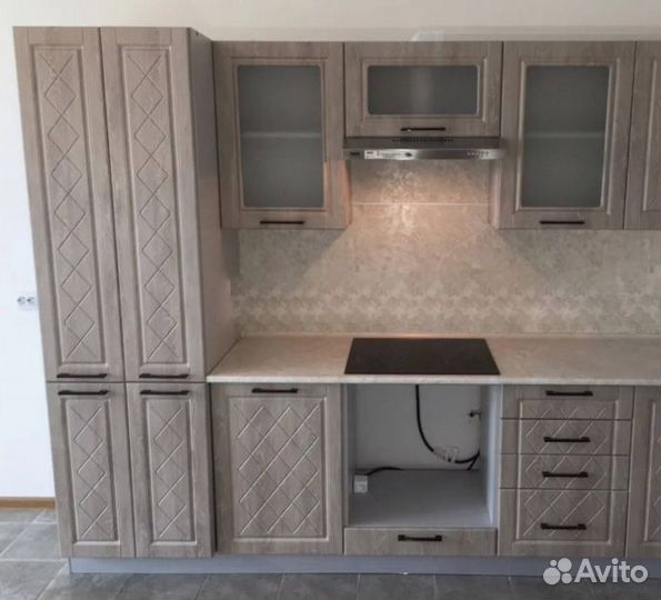 Кухонный гарнитур Барселона Седой Клен любой разме