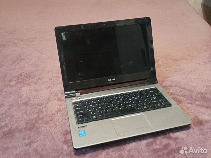 Ноутбук рабочий под разбор