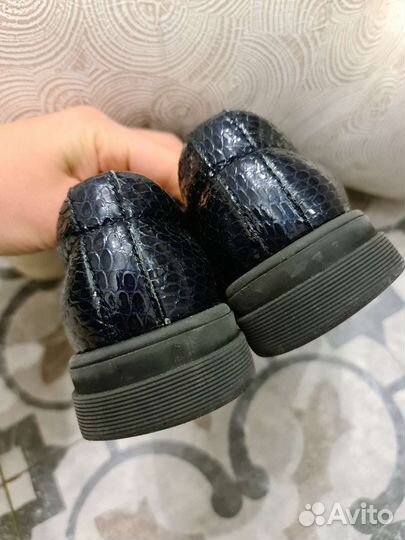 Pablosky туфли и полуботинки синие для девочки 34