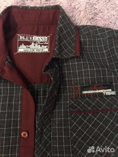 Рубашка из плотной ткани