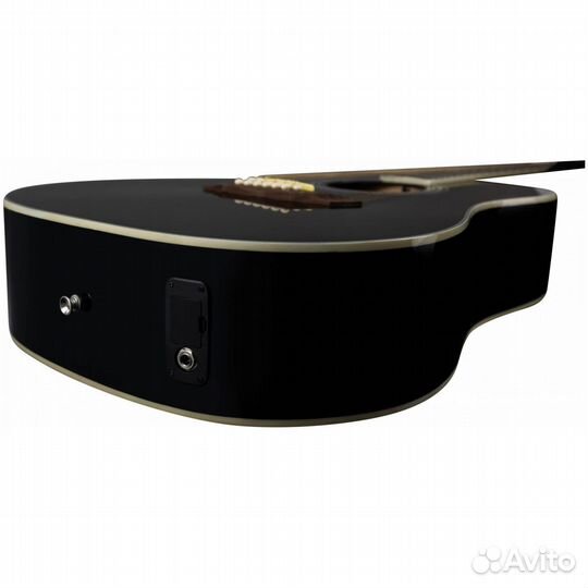 Электроакустическая гитара Flight D-200/12 BK EQ