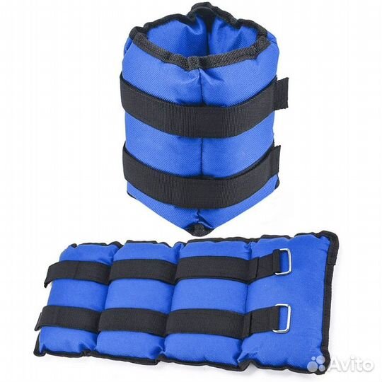 Утяжелители 6 кг 2х3,0кг нейлон синий D34463