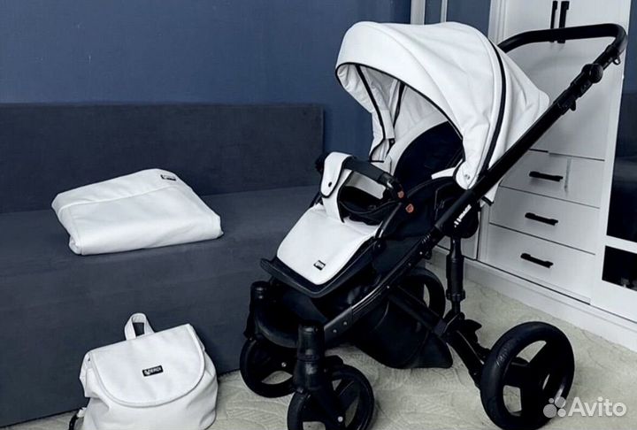 Коляска 3 в 1 Verdi Эко кожа отличное состояние