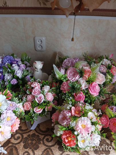 Мыльные букеты