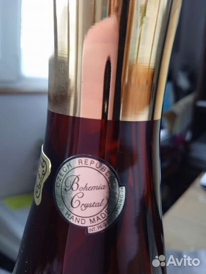 Чешский набор для крепких. Богемское стекло. Новый