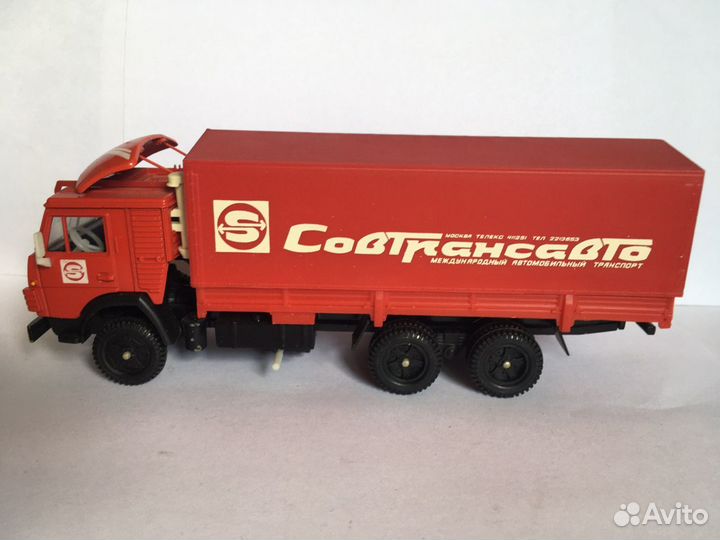 Камаз 53212 Совтрансавто. Спойлер. Коробка