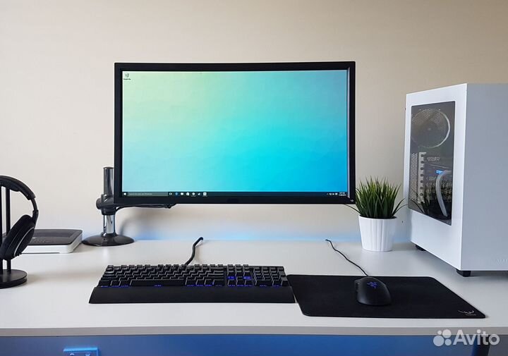 Монитор 22 дюйма HP, ViewSonic б/у без подставки