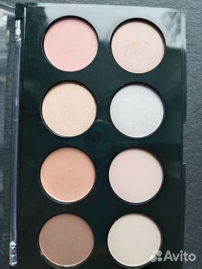 Палетка для контуринга + хайлайтер alverde