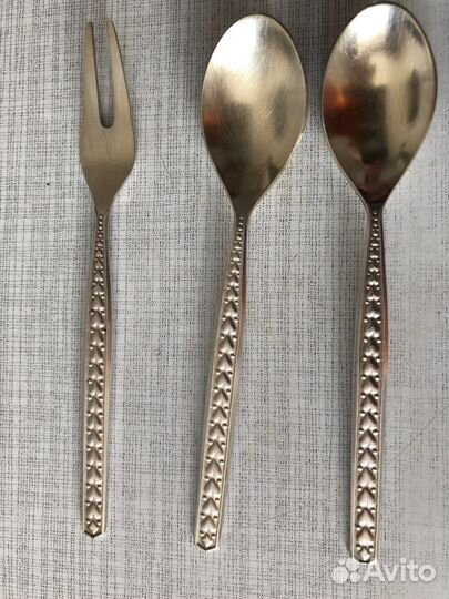 Мельхиор Столовые приборы СССР Щипчики нерж