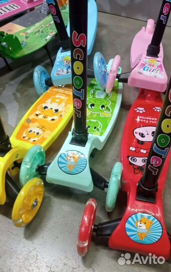 Самокаты мини ручка складывается