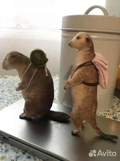 Ватные игрушки ручная работа