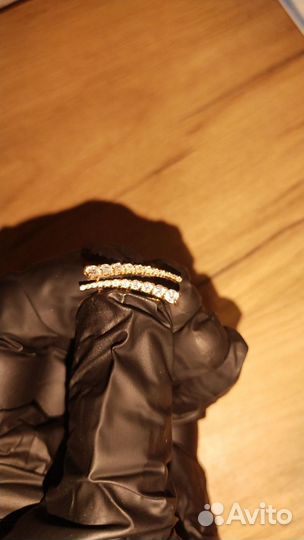 Золотые серьги каффы