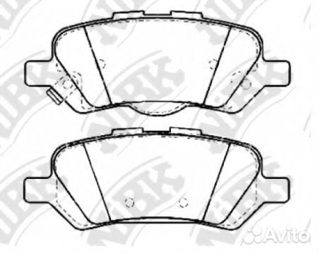 Колодки тормозные дисковые