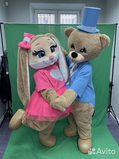 Ростовая кукла мишка зайка на праздник