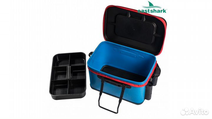 Ящик рыболовный с держателями удилищ размер М