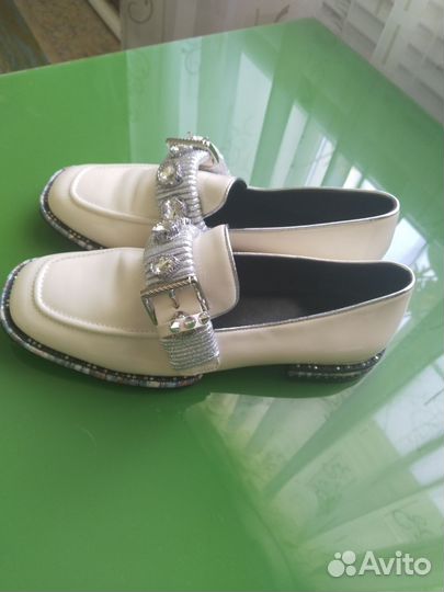 Лоферы женские бу. Размер 35