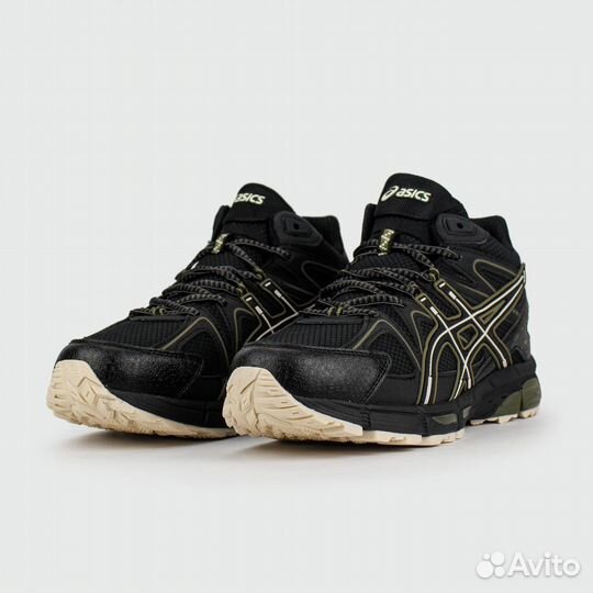 Asics Gel-Kahana 8 Mid Black Green with Fur