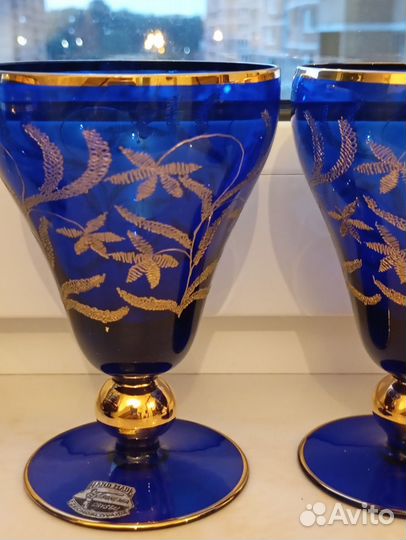 Кобальтовые бокалы