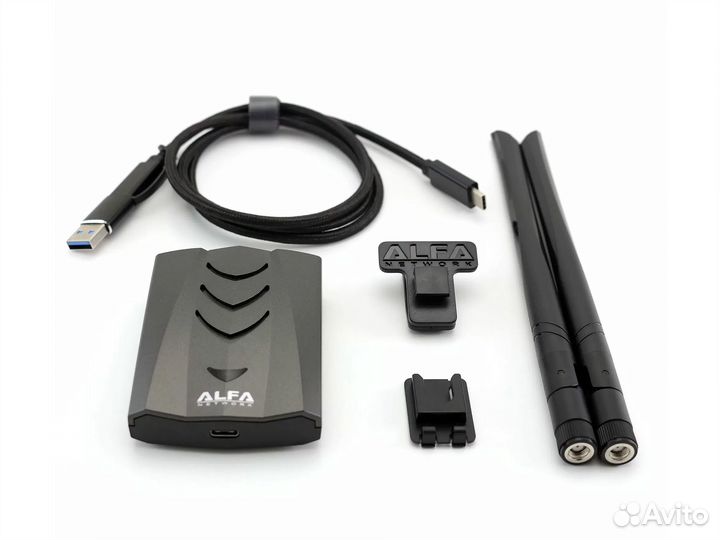 WiFi адаптер alfa awus036ach, Type-C, новая версия