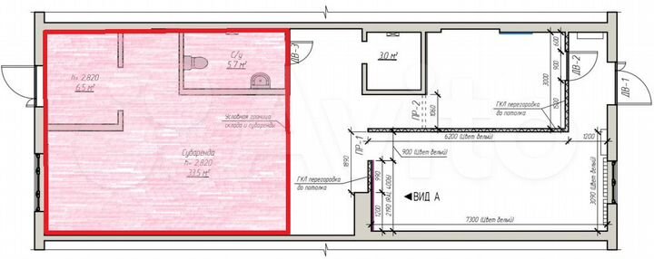 Свободного назначения, 40 м²