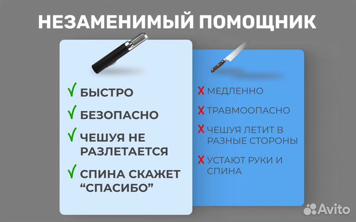 Рыбочистка электрическая
