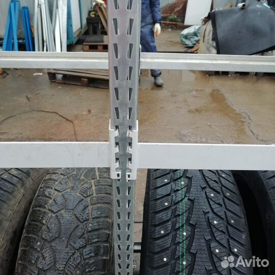 Стеллажи для колес хранения шин с полками