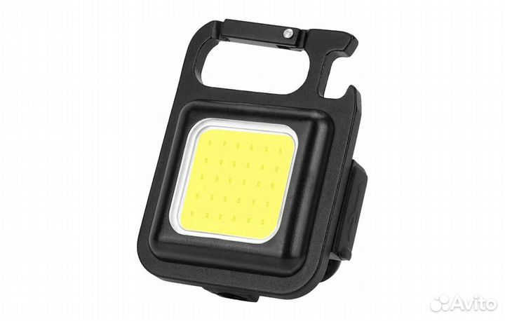 Светодиодный аккумуляторный USB фонарь c карабином