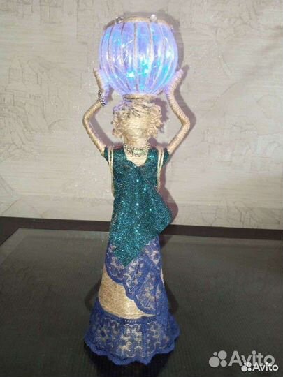 Куклы - шкатулки из джута