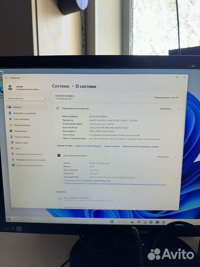 Системный блок i5 3450, hdd 500, ram 4