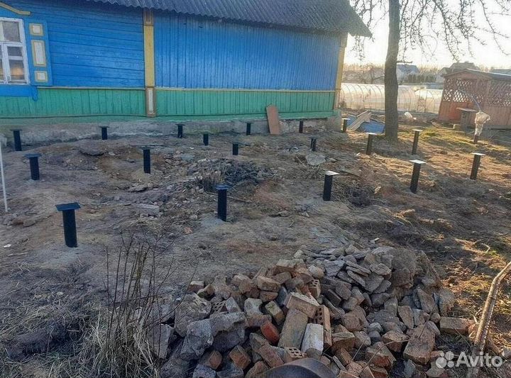 Винтовые сваи для забора