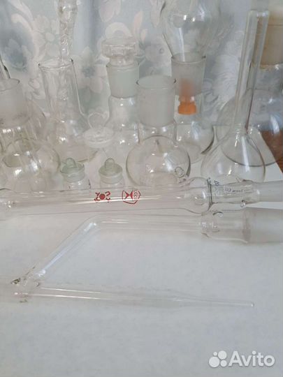 Лабораторная посуда колбы-ссср