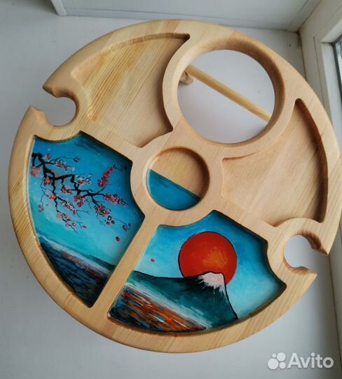 Менажница деревянная