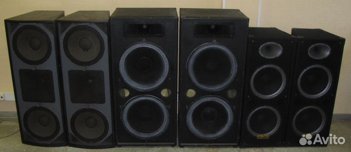 Колонки Pro 6080W 6шт Акустика 3 пары D12-15