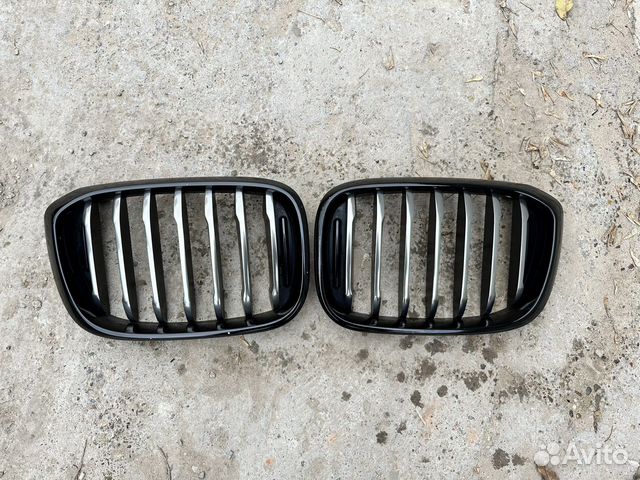 Бмв х3 г 01 х4 г02 решетка ноздри cerium grey