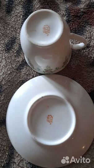 Чашка с блюдцем лфз