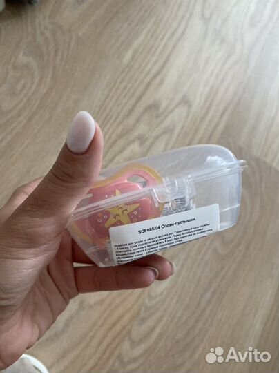 Пустышка avent 6-18 мес