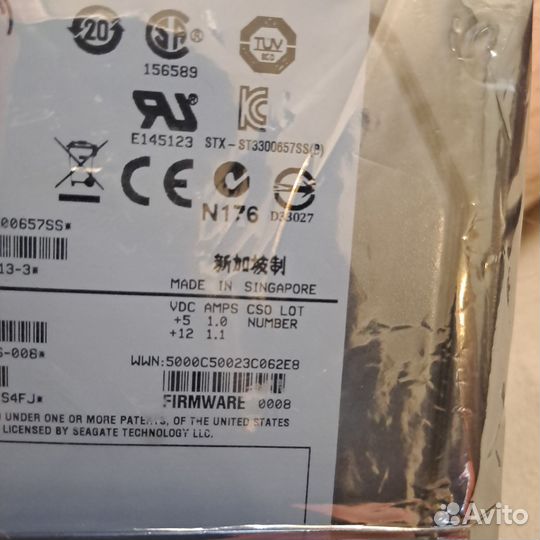 Жесткий диск Seagate Cheetan 15K ST3300657SS 300Gb
