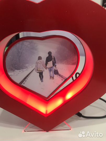 Рамка для фотографий в форме сердца