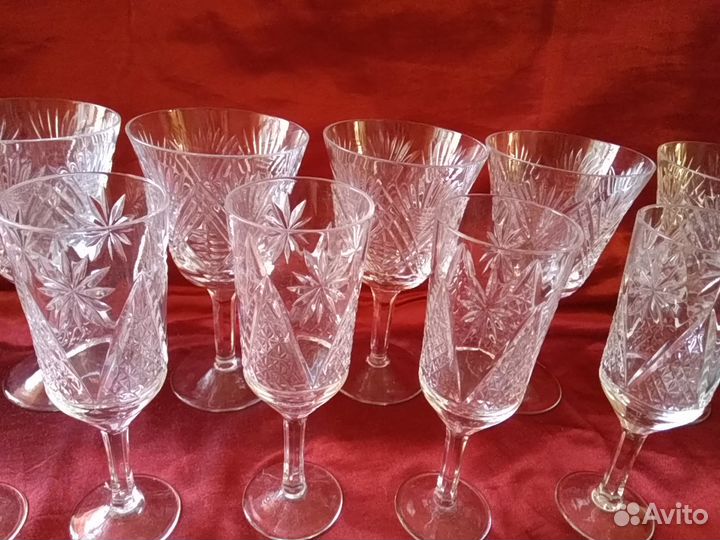 Бокалы, фужеры хрусталь СССР