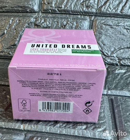 Женские духи United Dreams Love Yourself Benetton