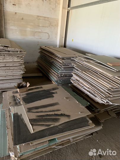 Гипсокартон б/у