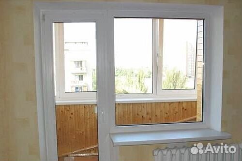 Балконный блок с дверью