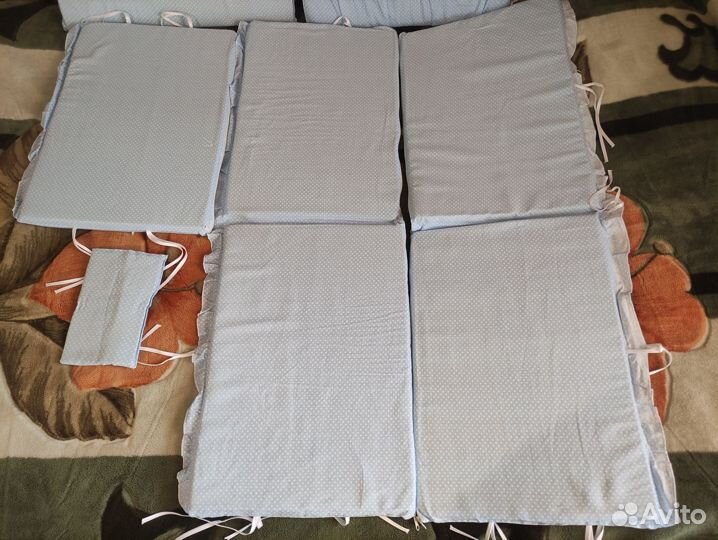 Детское постельное белье с бортиками