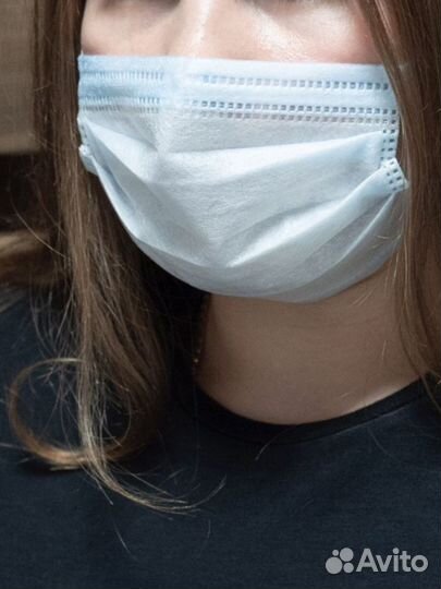 Маски 50 шт медицинские одноразовые купить