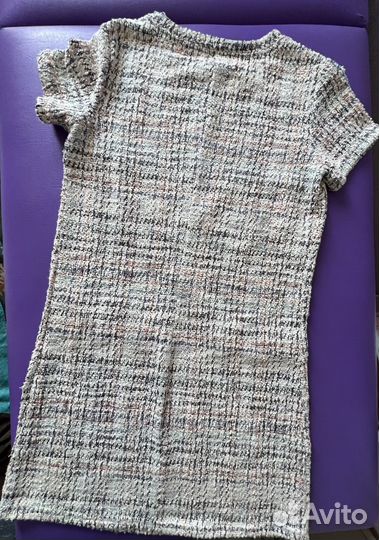 Платье твидовое s