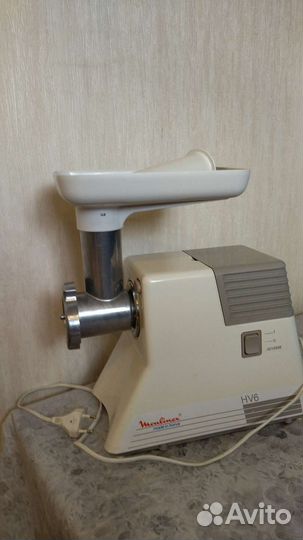 Мясорубка электрическая moulinex HV 6